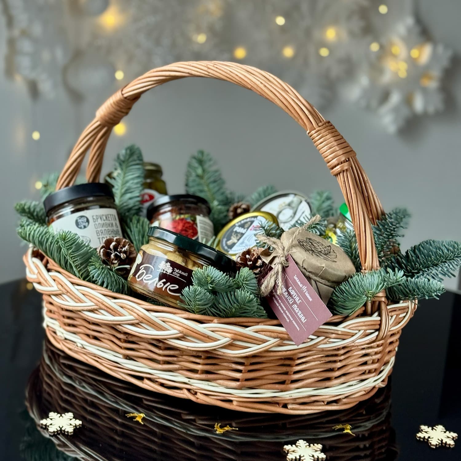 Новогодняя корзина "Легкие закуски", фото 2