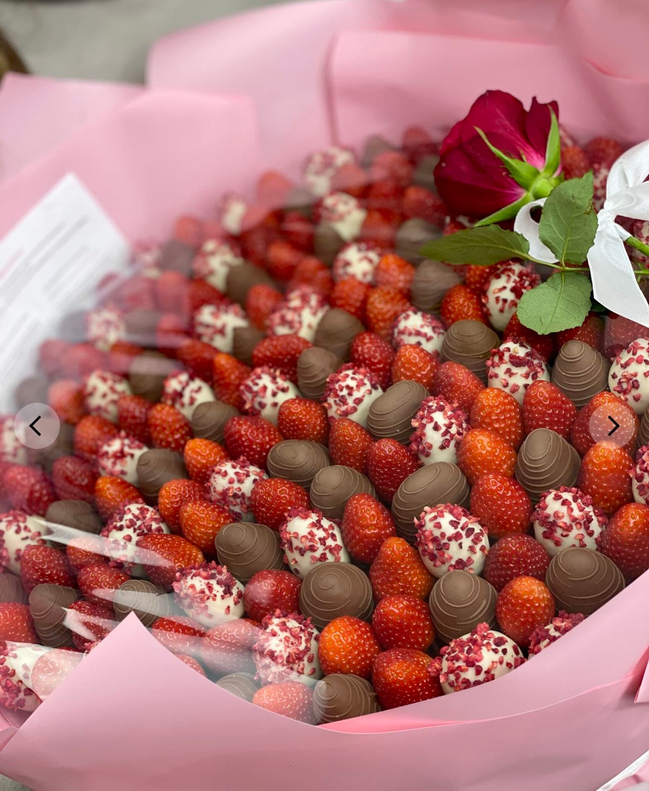 Букет из клубники в шоколаде 'Lux strawberry' XXL, фото 2